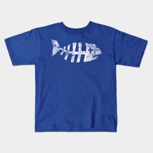 Dead Fish - Distressed Kids T-Shirt